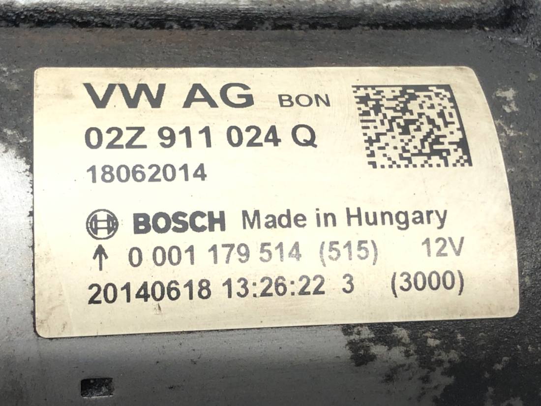 Стартер Skoda Octavia 3 02Z911024Q — фото детали 4