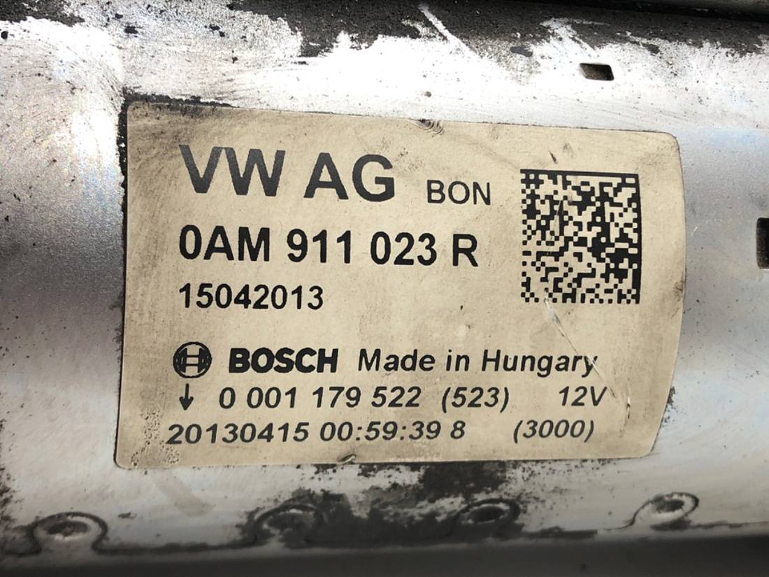 Стартер Skoda Octavia 3 0AM911023R — фото деталі 4