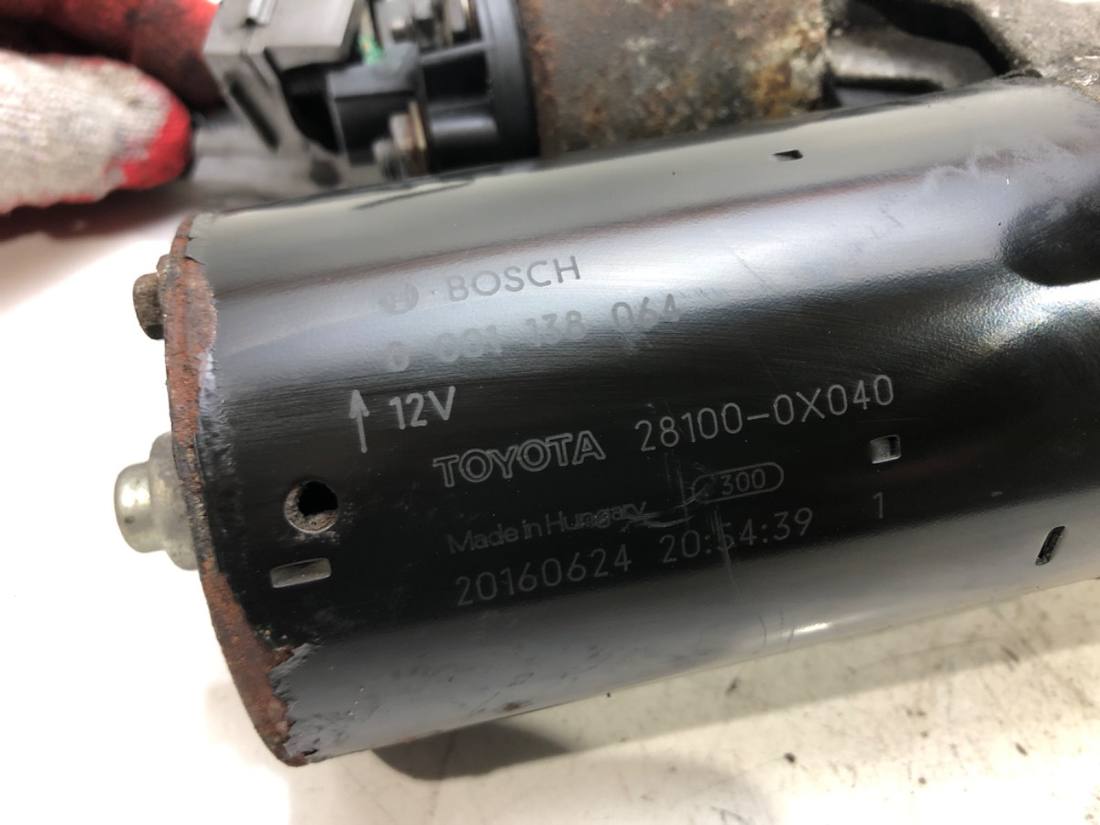 Стартер Toyota Auris 28100-0X040 — фото детали 5