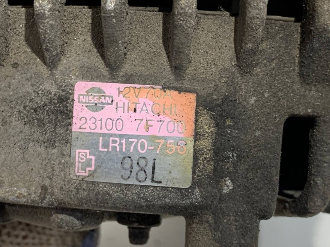 Генератор Nissan Terrano 231007F700 — фото деталі 4