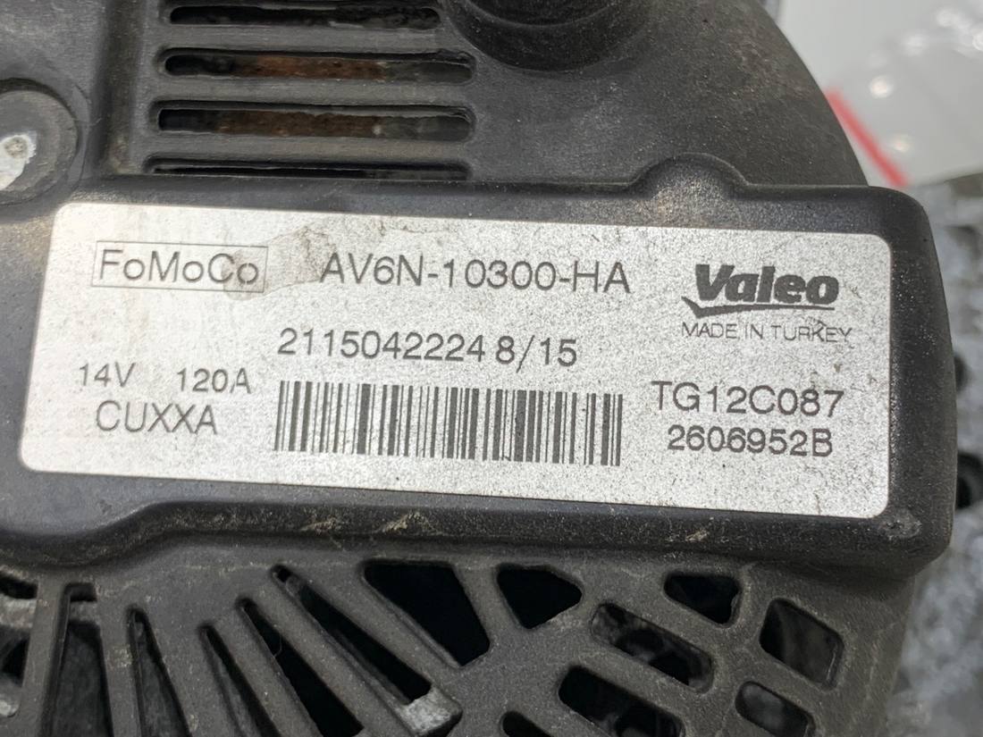 Генератор Ford Fiesta AV6N-10300-HA — фото деталі 4