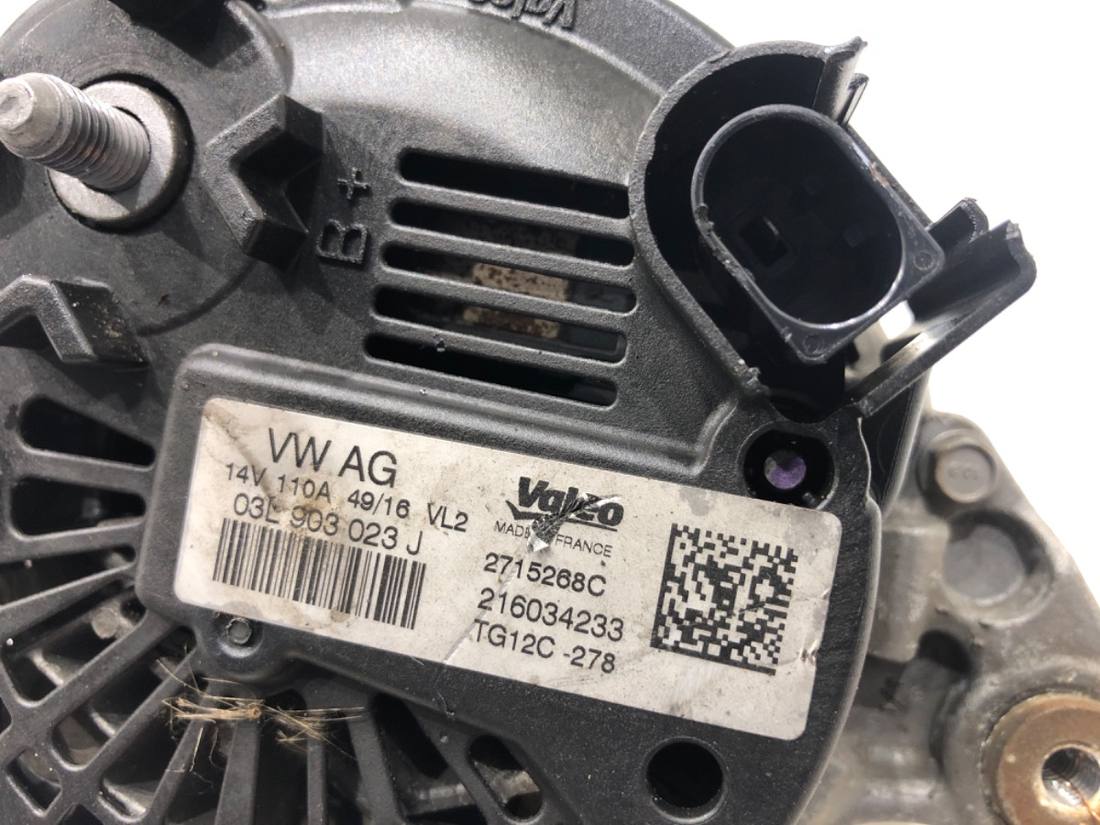 Генератор Skoda Octavia 3 03L903023J — фото деталі 4