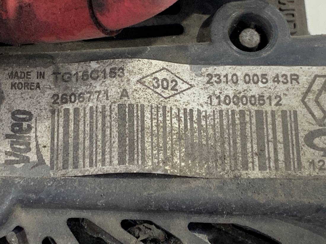 Генератор Renault Scenic 3 231000543R — фото деталі 4