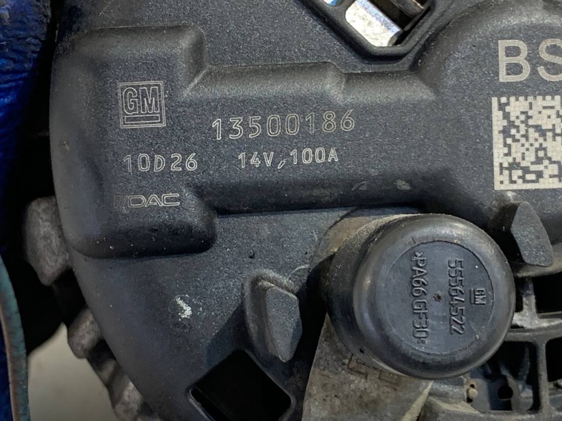 Генератор Opel Astra J 13500186 — фото деталі 4