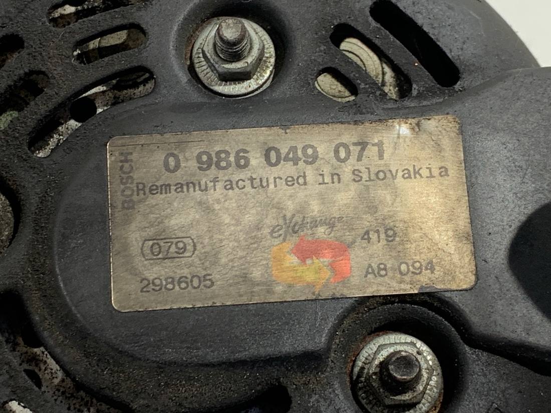 Генератор Ford Kuga 0986049071 — фото деталі 4