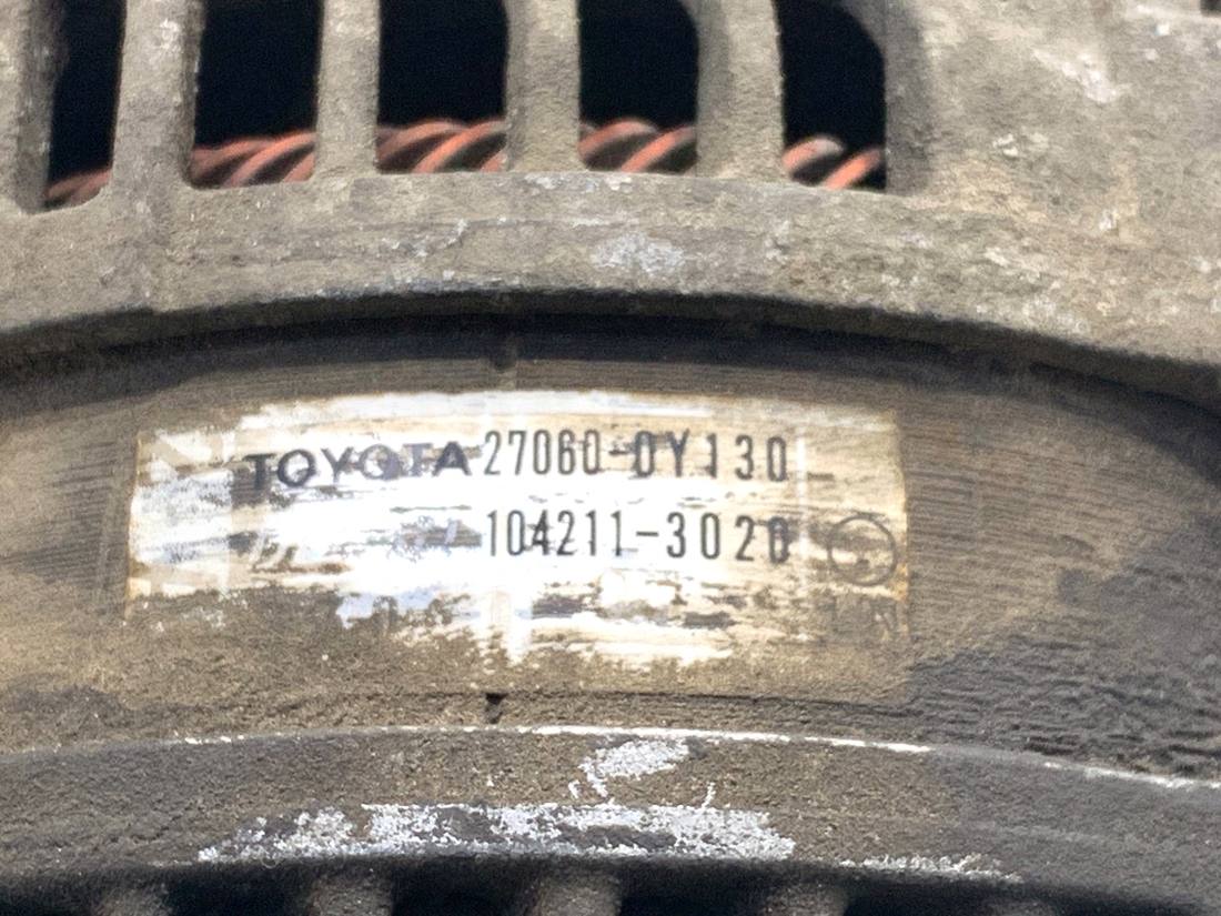 Генератор Toyota Yaris 4 27060-0Y130 — фото детали 4