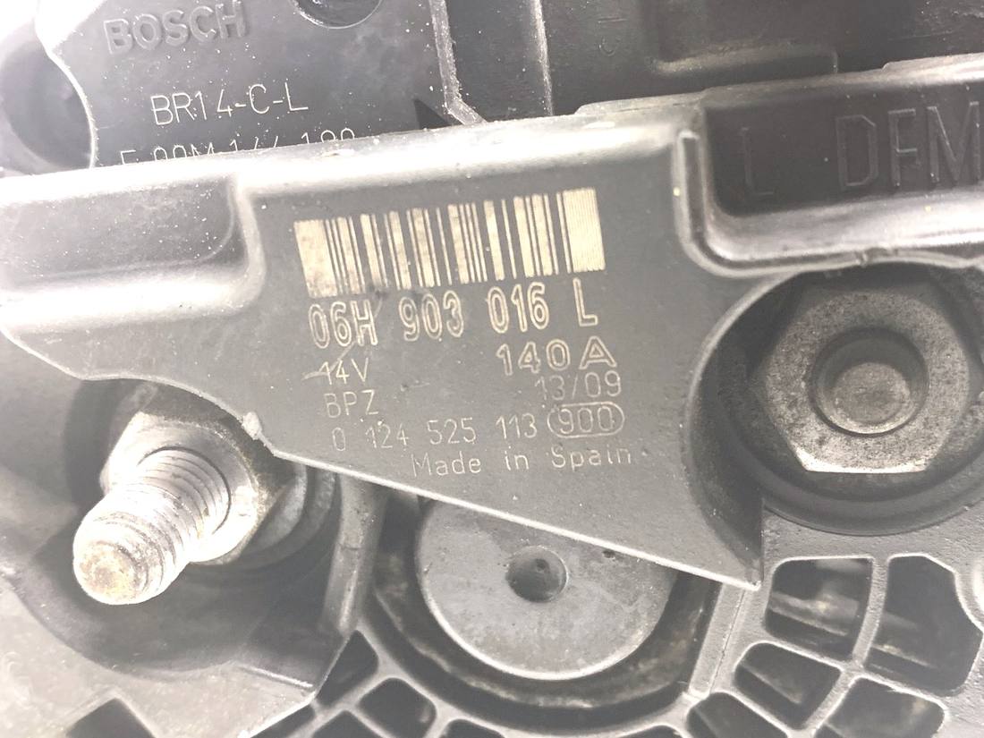 Генератор Audi A4 B8 06H903016L — фото деталі 5
