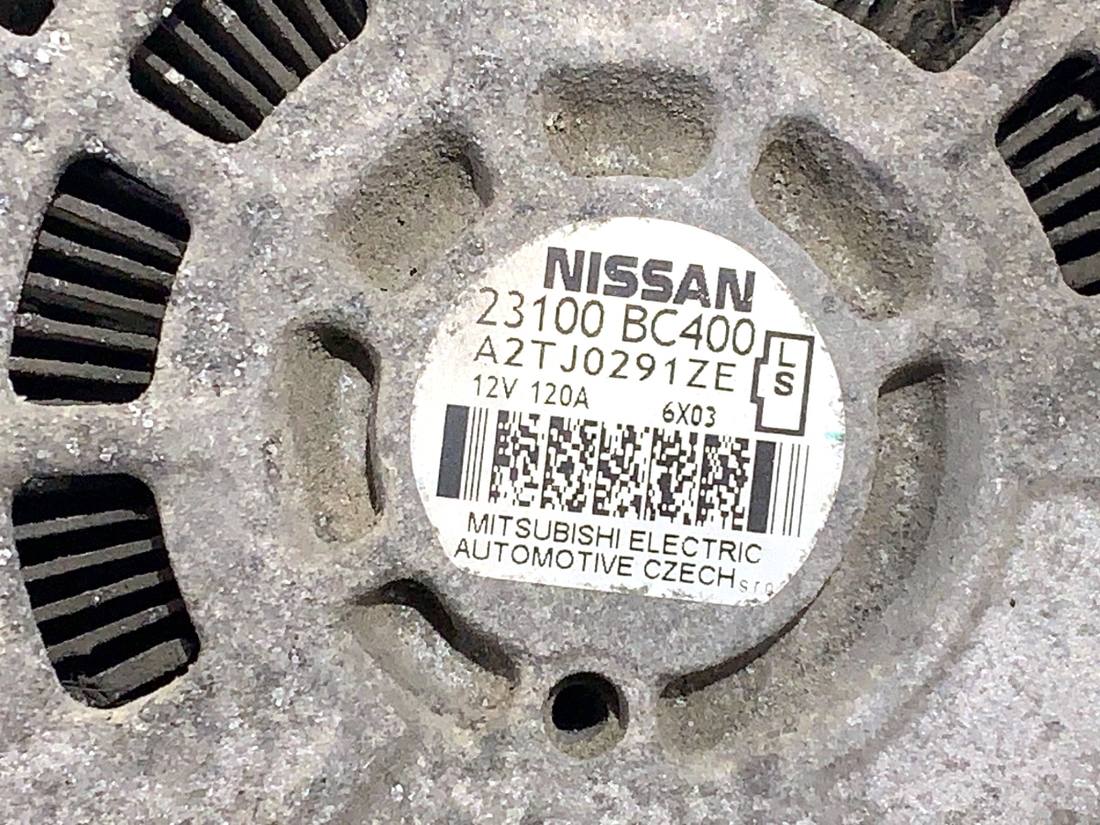 Генератор Nissan Note 23100BC400 — фото деталі 4