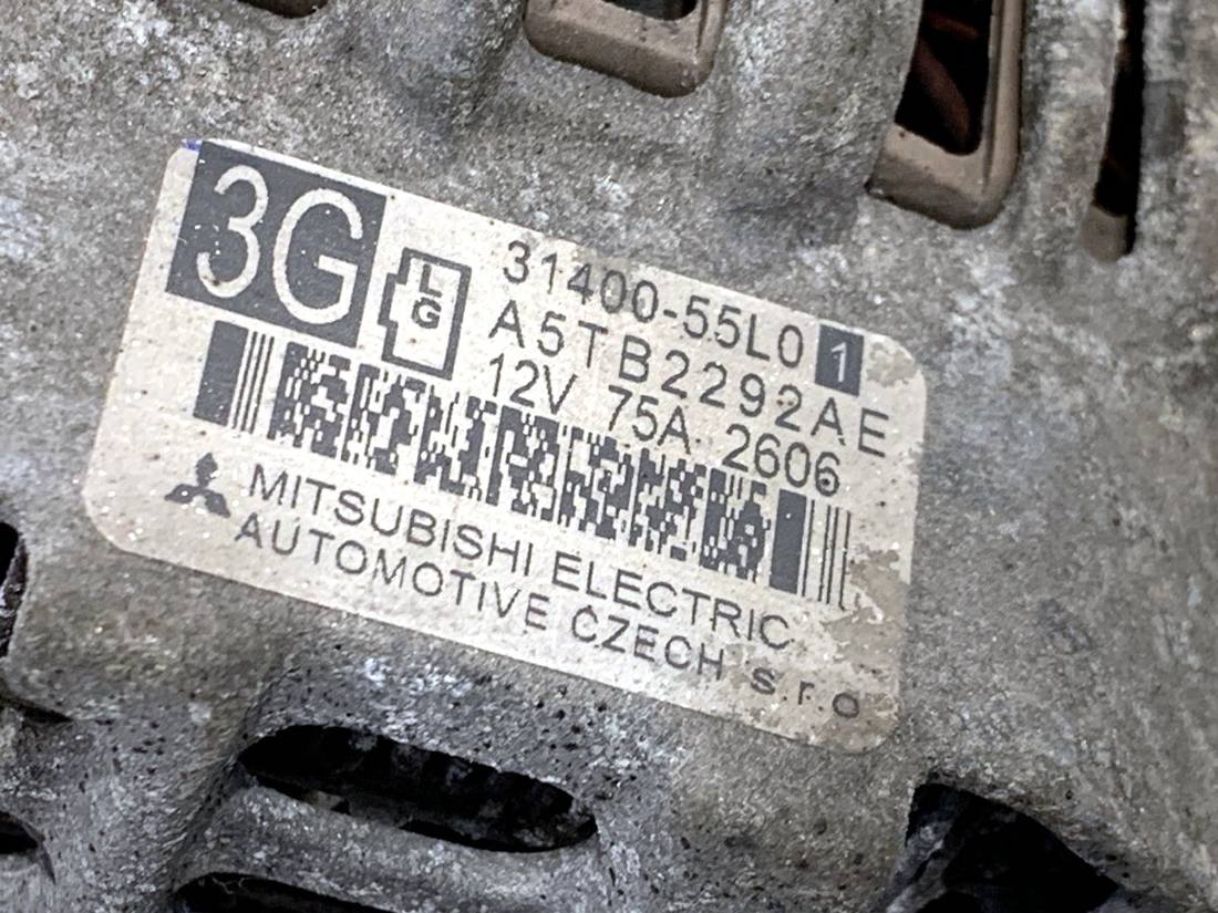 Генератор Fiat Sedici 31400-55L0 — фото деталі 5