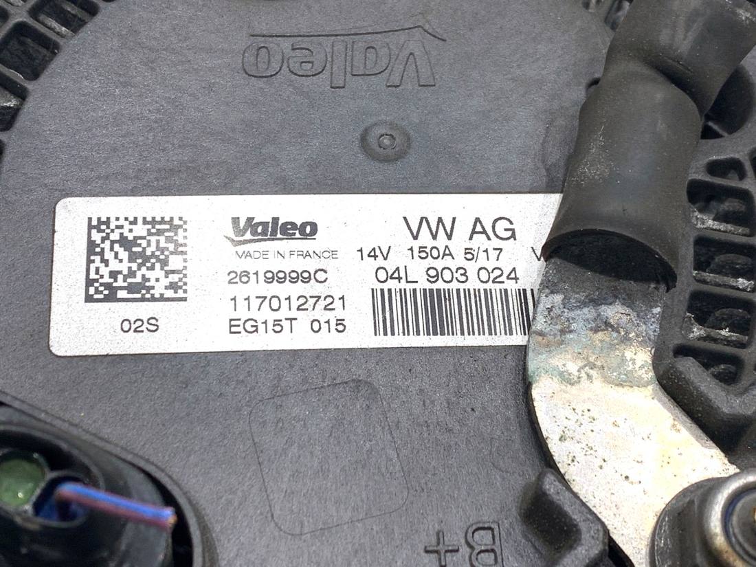 Генератор Audi A5 8T 04L903024 — фото деталі 5