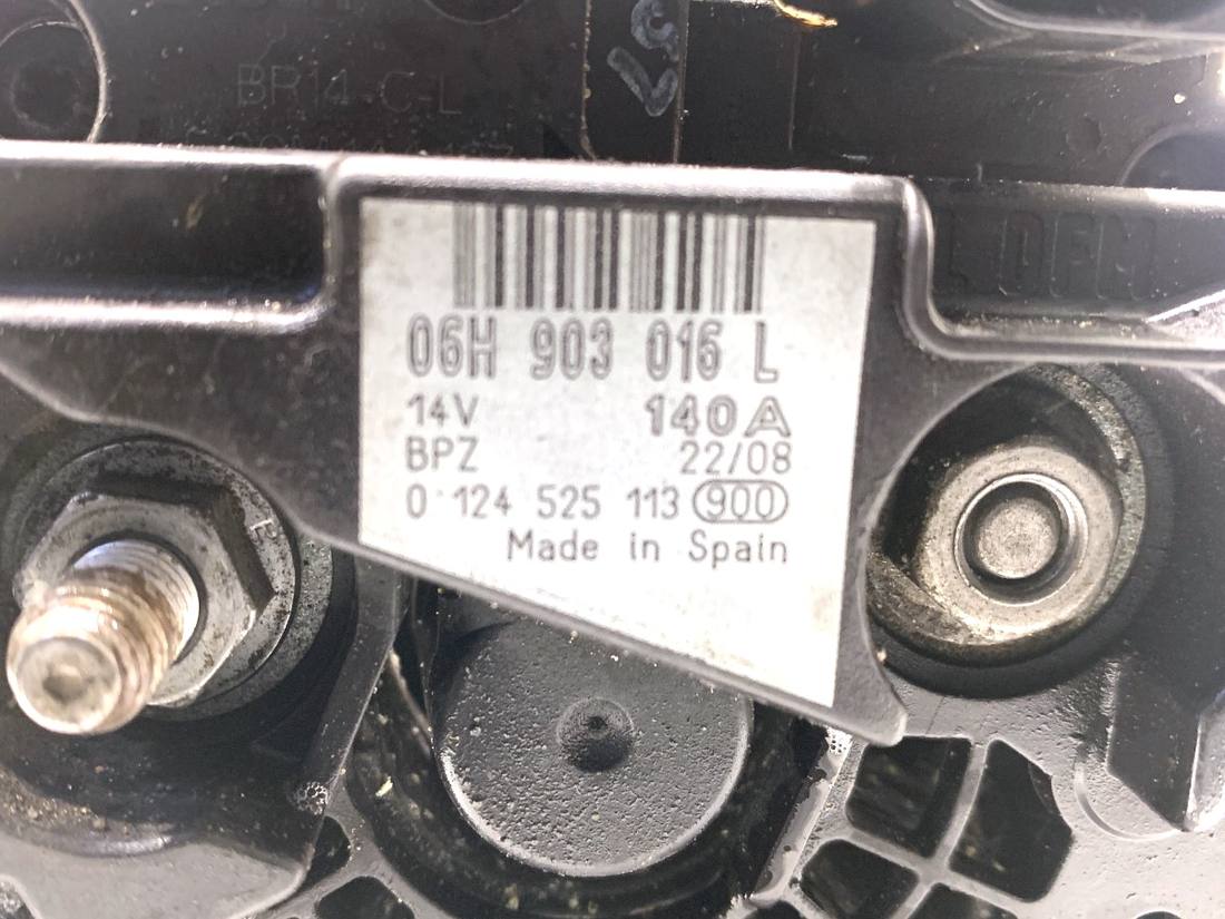 Генератор Audi A4 B8 06H903016L — фото деталі 5