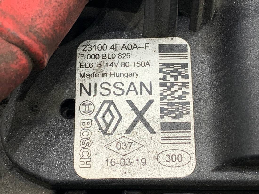 Генератор Renault Megane 4 231004EA0A — фото деталі 4