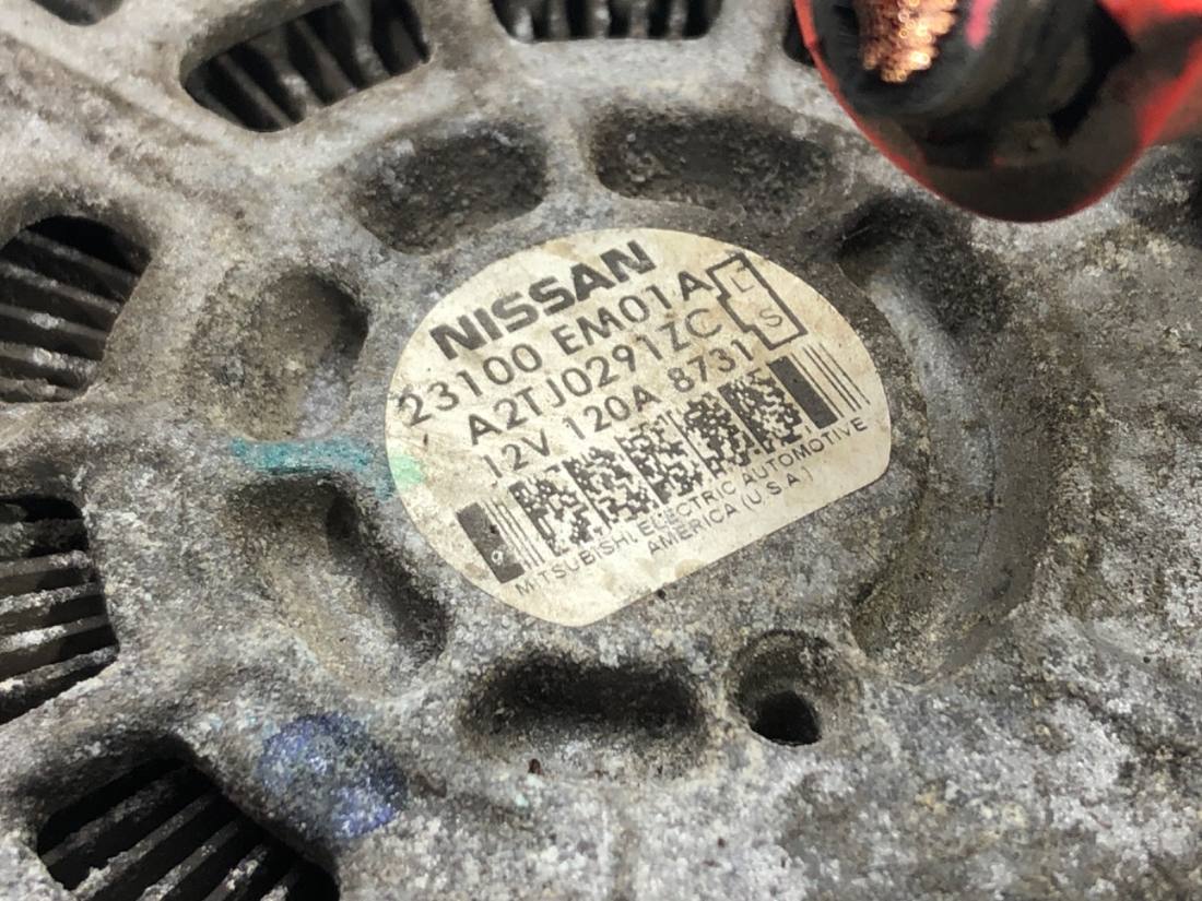Генератор Nissan Tiida 23100EM01A — фото деталі 4