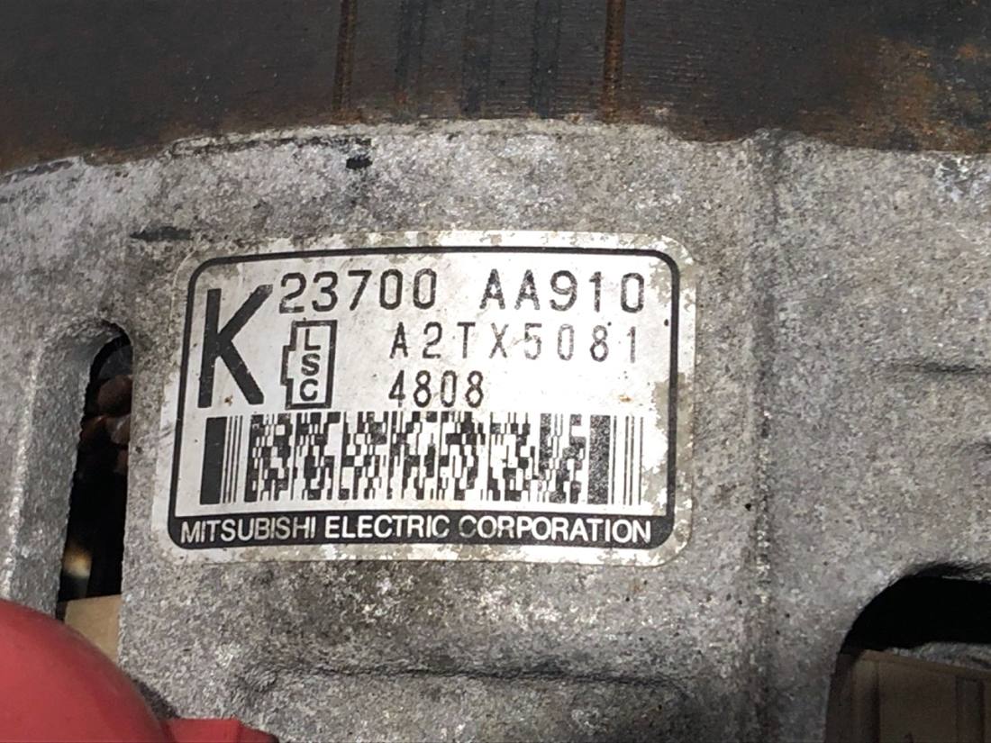 Генератор Subaru WRX 23700-AA910 — фото деталі 4