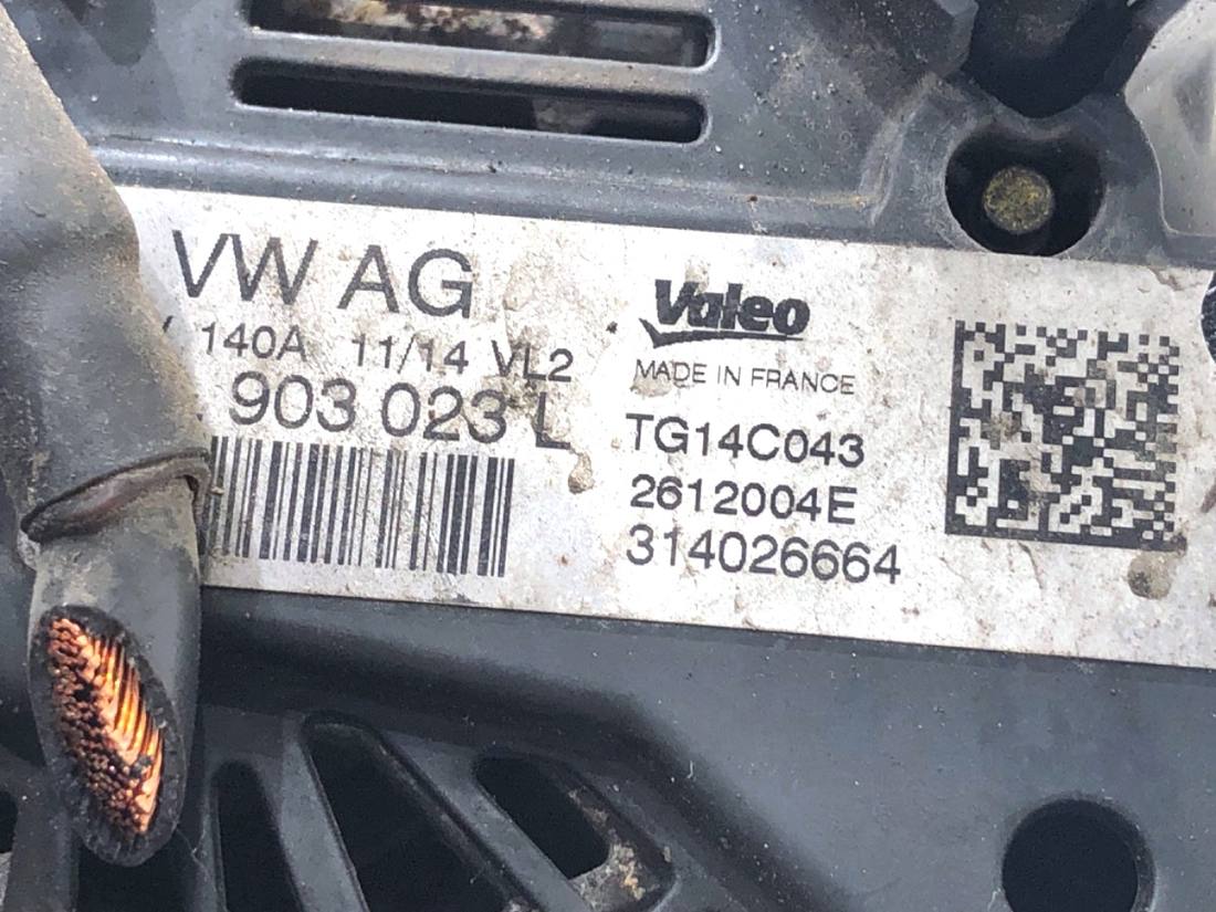 Генератор Volkswagen Golf 7 03L903023L — фото деталі 5