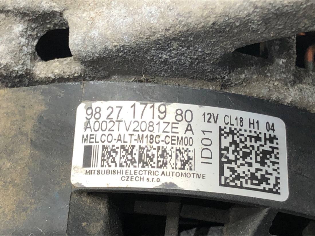 Генератор Toyota Proace City 9827171980 — фото деталі 4