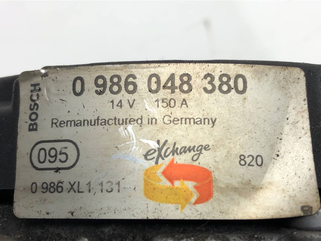 Генератор Ford S-max 0986048380 — фото деталі 6