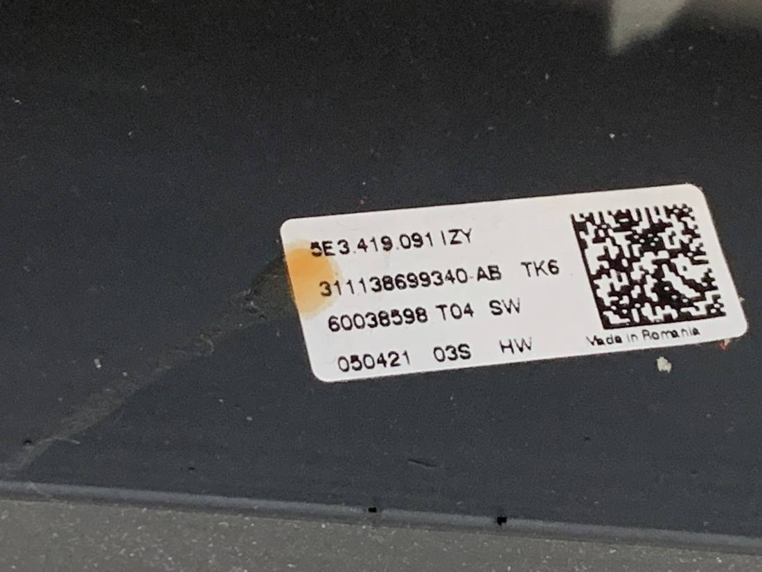 Кермо Skoda Fabia 3 5E3419091 — фото деталі 5