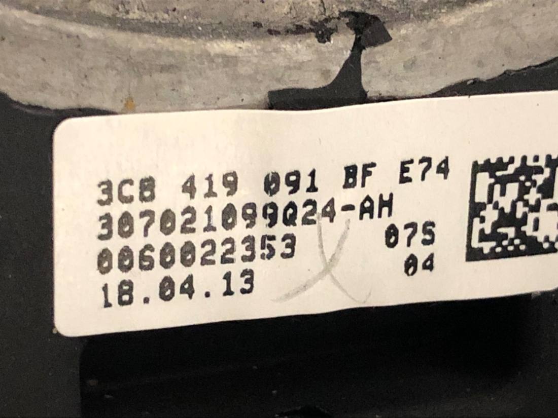 Кермо Volkswagen Passat B7 3C8419091BF — фото деталі 7