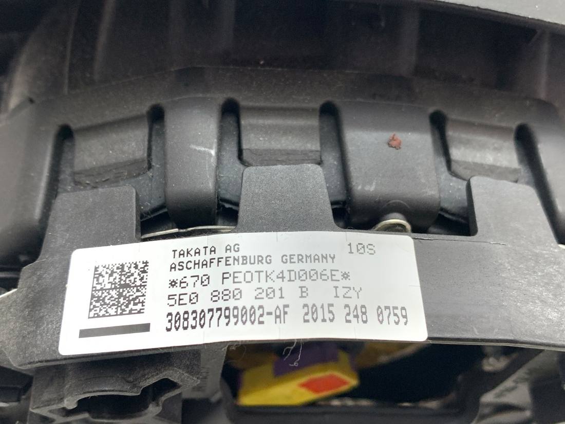 Подушка безпеки Airbag Skoda Octavia 3 5E0880201B — фото деталі 4