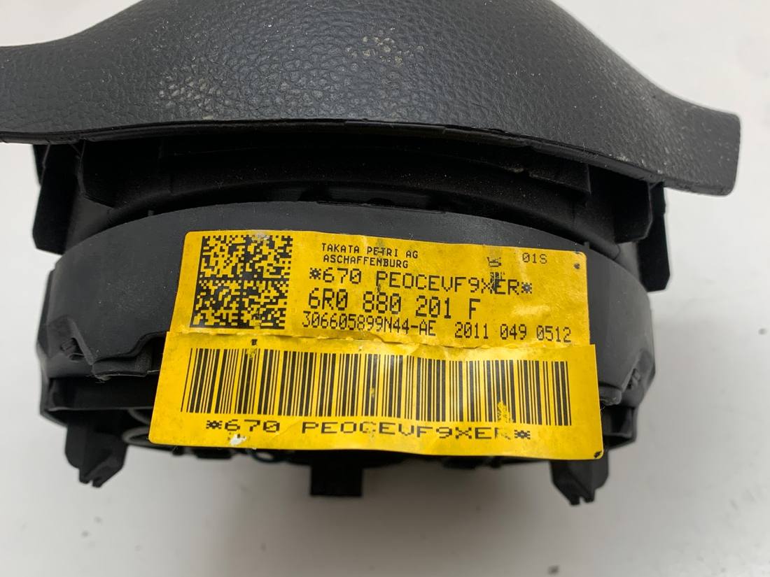 Подушка безопасности Airbag Volkswagen Polo 6R0880201F — фото детали 4
