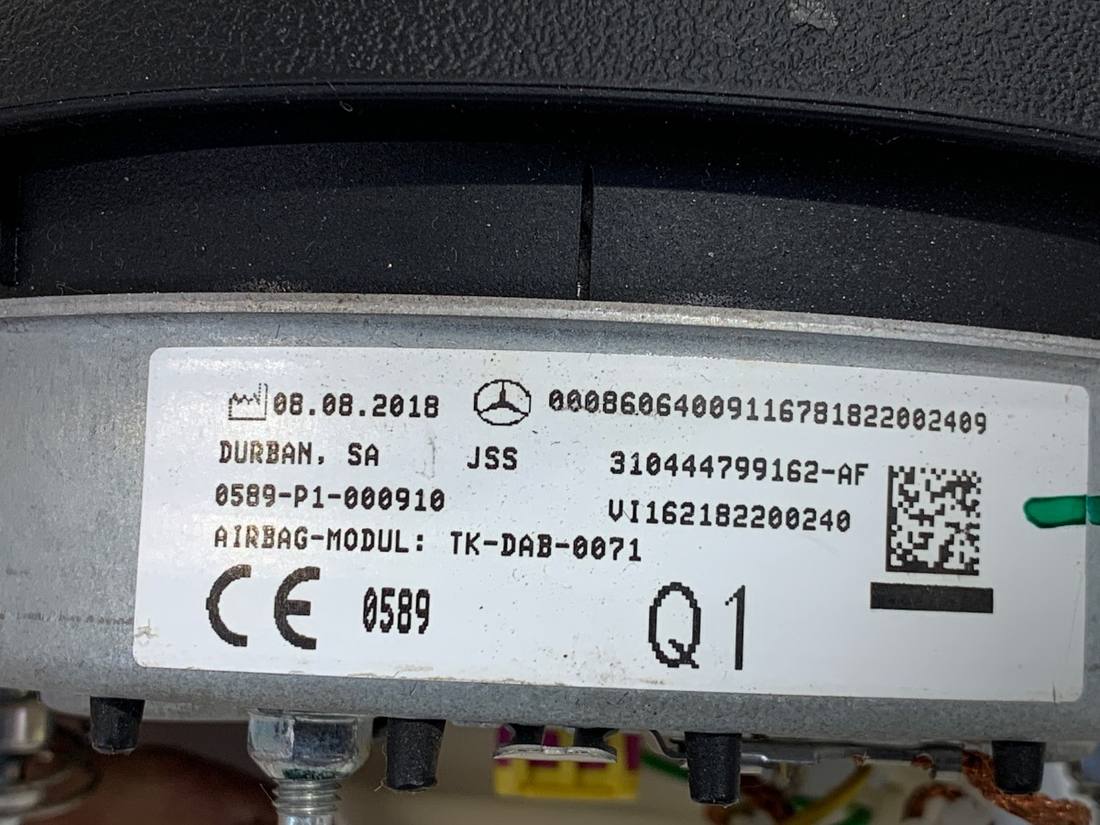 Подушка безопасности Airbag Mercedes C W205 0008606400 — фото детали 5