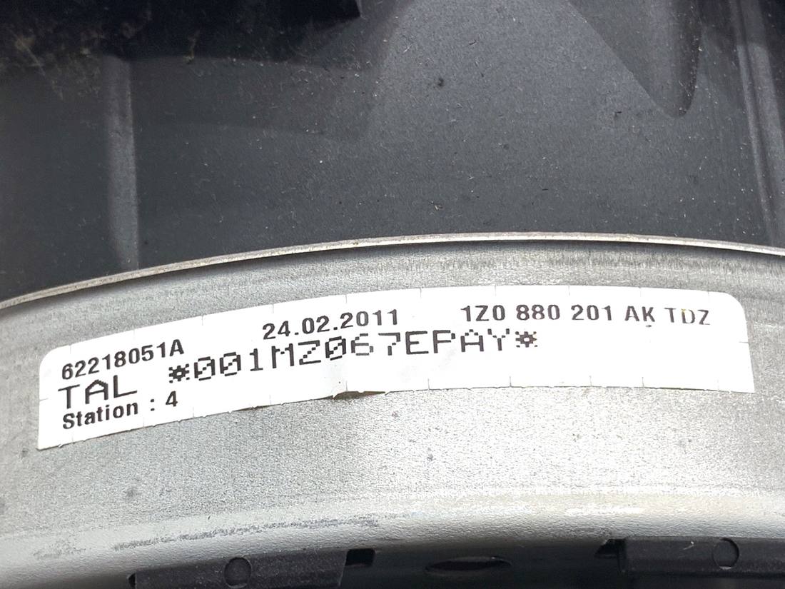 Подушка безпеки Airbag Skoda Superb 2 1Z0880201AK — фото деталі 8