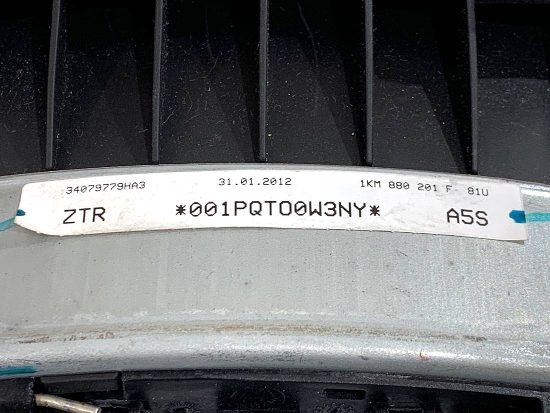 Подушка безпеки Airbag Volkswagen Jetta 1KM880201F — фото деталі 4