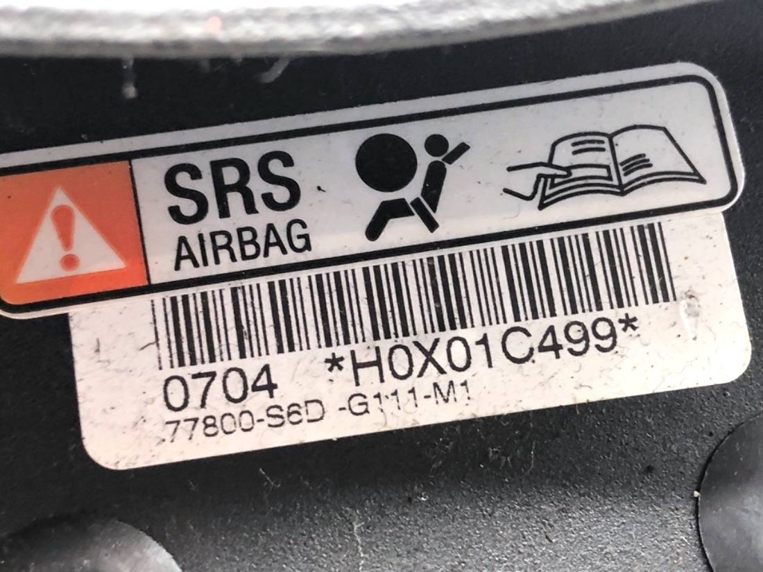 Подушка безпеки Airbag Honda Civic 77800-S6D-G111-M1 — фото деталі 6