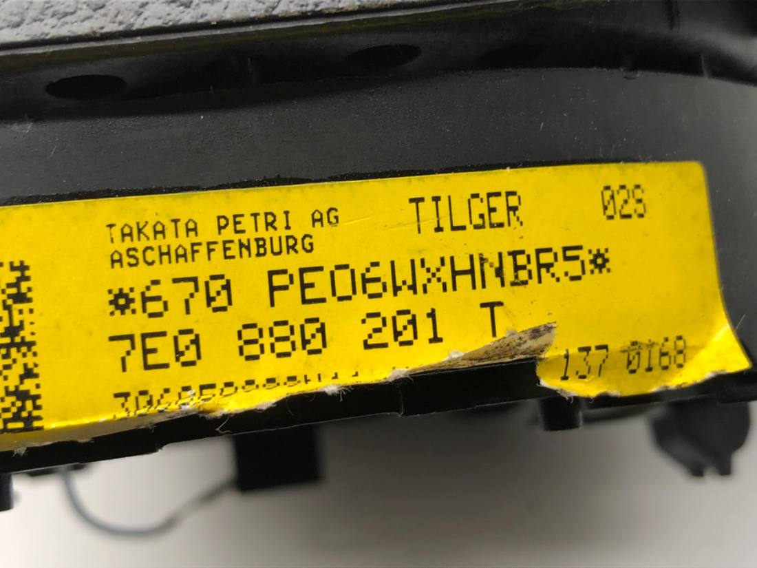 Подушка безпеки Airbag Volkswagen Transporter T5 7E0880201T — фото деталі 5