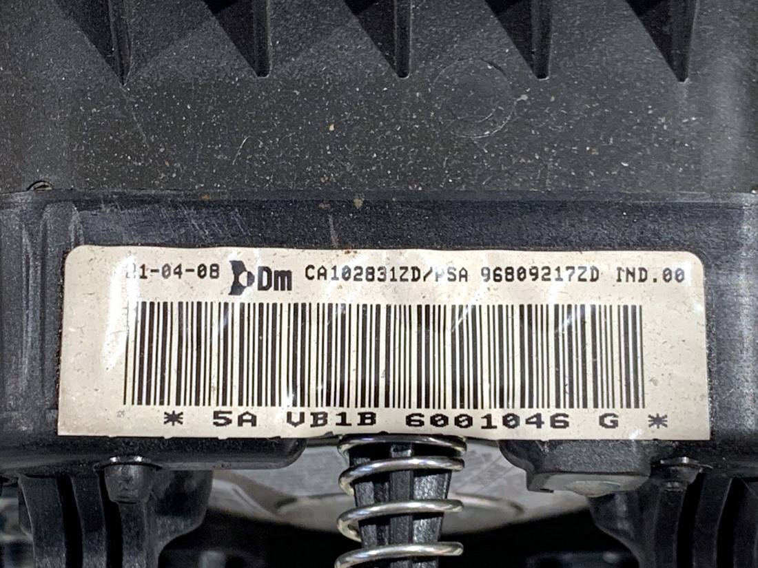Подушка безопасности Airbag Peugeot Partner 96809217ZD — фото детали 4