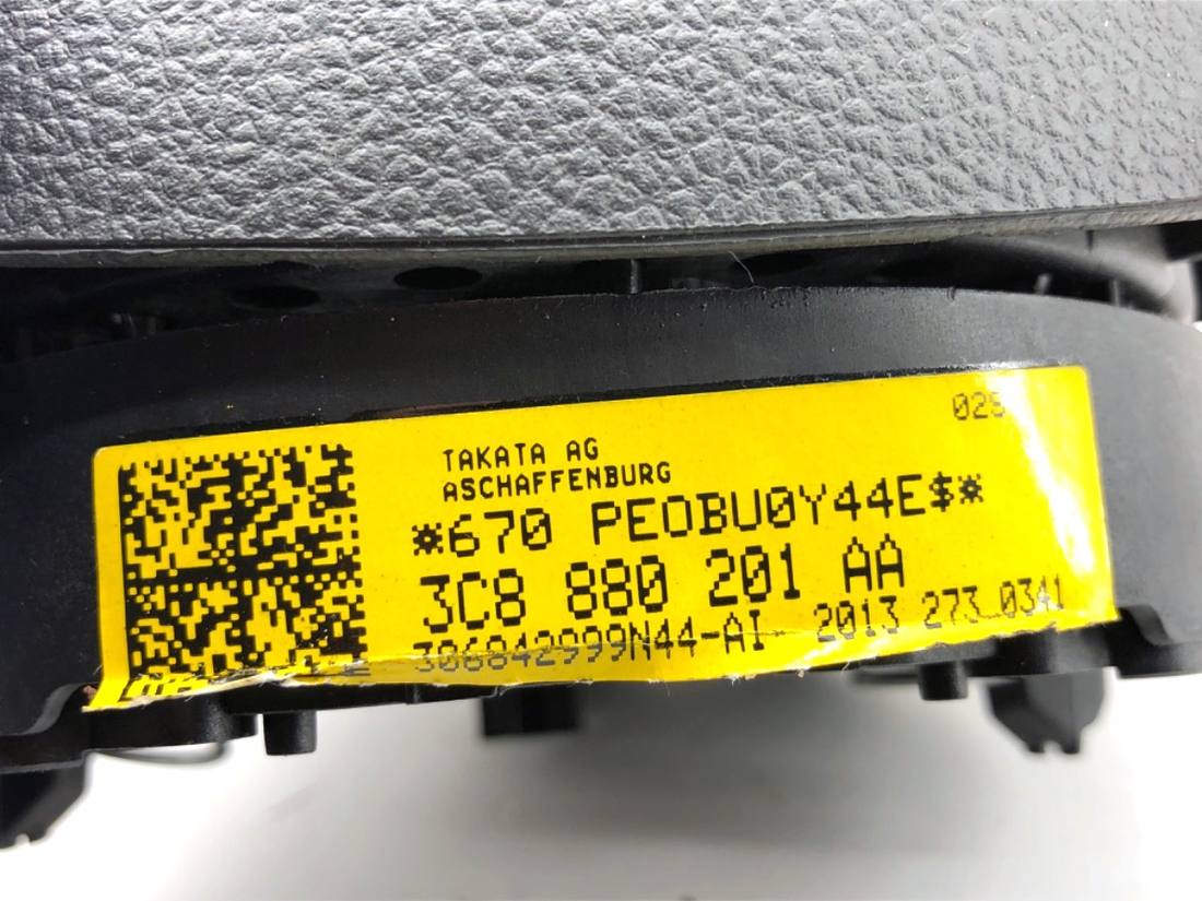 Подушка безпеки Airbag Volkswagen Passat B7 3C8880201AA — фото деталі 5