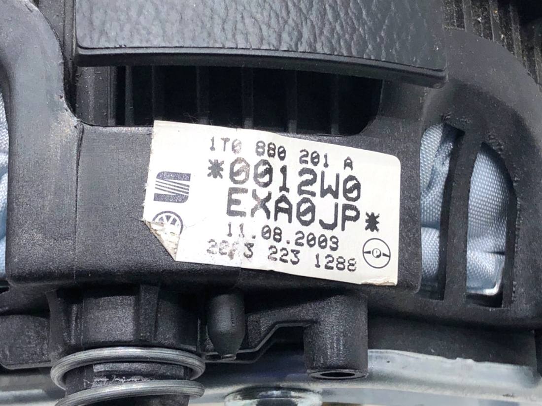Подушка безпеки Airbag Volkswagen Touran 1T0880201A — фото деталі 4