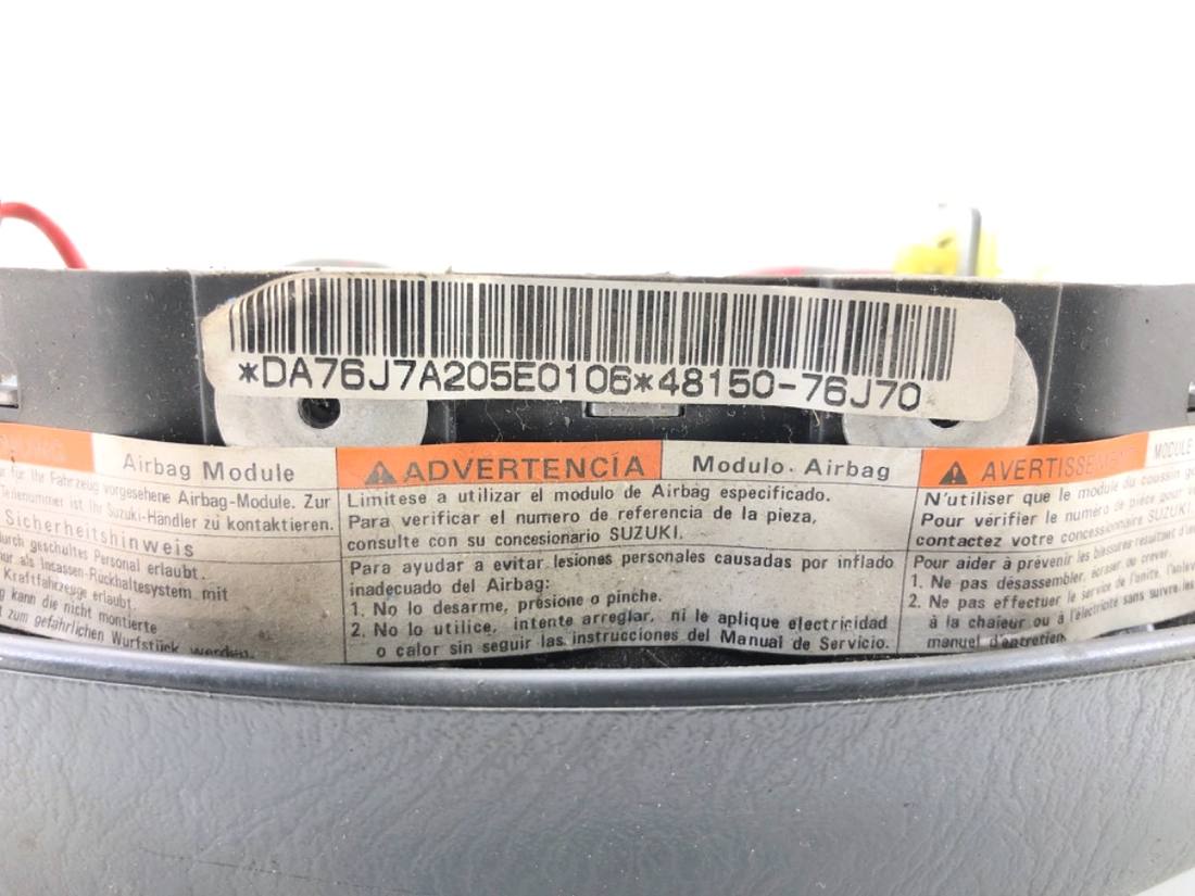 Подушка безопасности Airbag Suzuki Jimny 48150-76J70 — фото детали 5