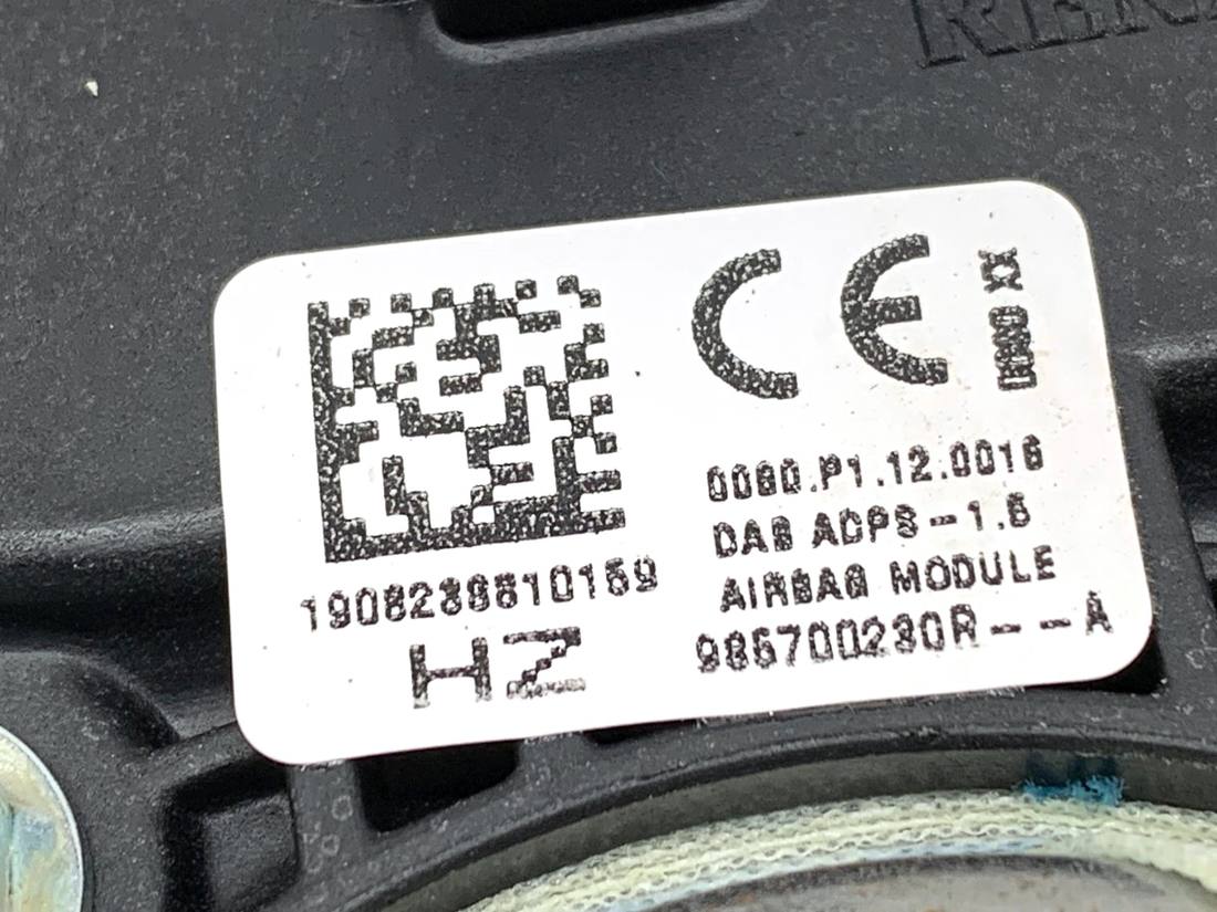 Подушка безпеки Airbag Renault Megane 4 986700230R — фото деталі 4