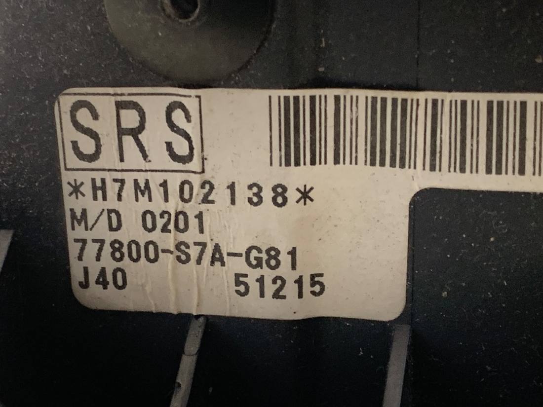 Подушка безопасности Airbag Honda Stream 77800-S7A-G81 — фото детали 4