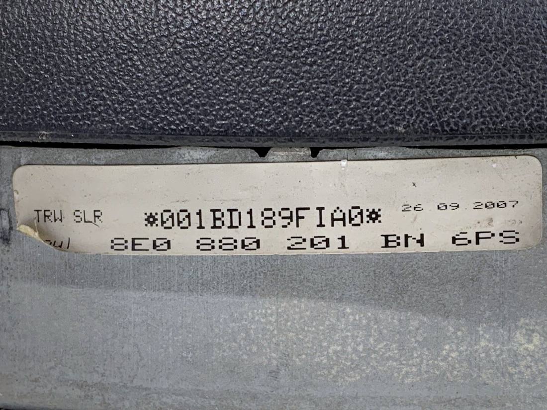 Подушка безпеки Airbag Audi A3 8P 8E0880201BN — фото деталі 4