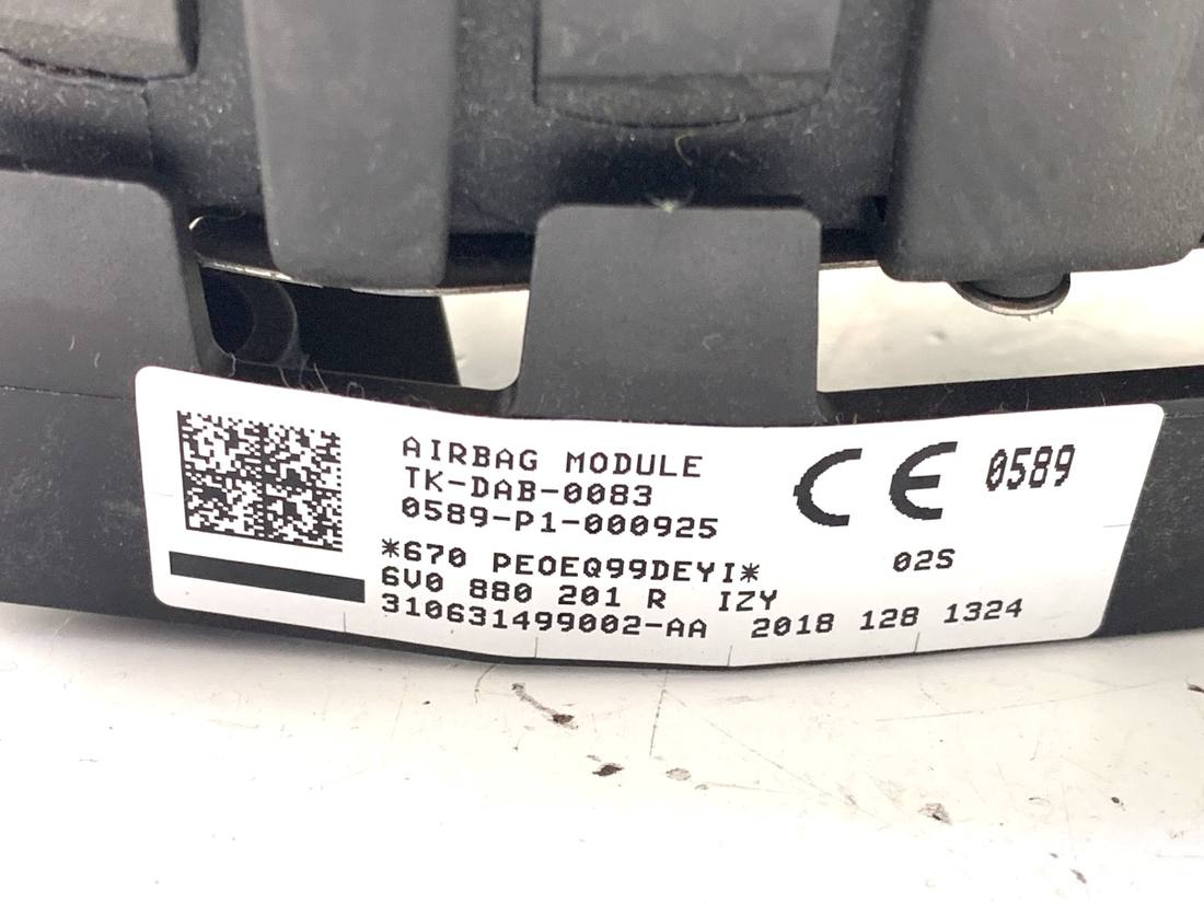 Подушка безпеки Airbag Skoda Rapid 6V0880201R — фото деталі 4
