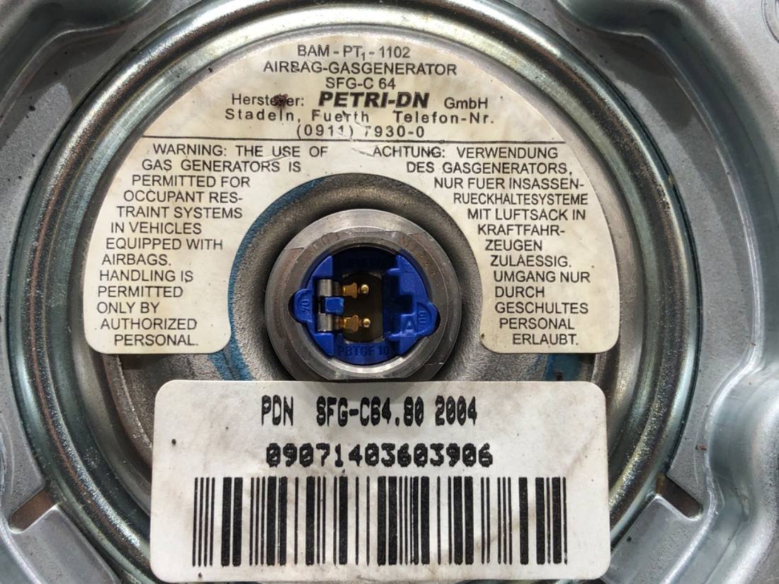 Подушка безопасности Airbag Volkswagen Polo 1T0880201A — фото детали 4