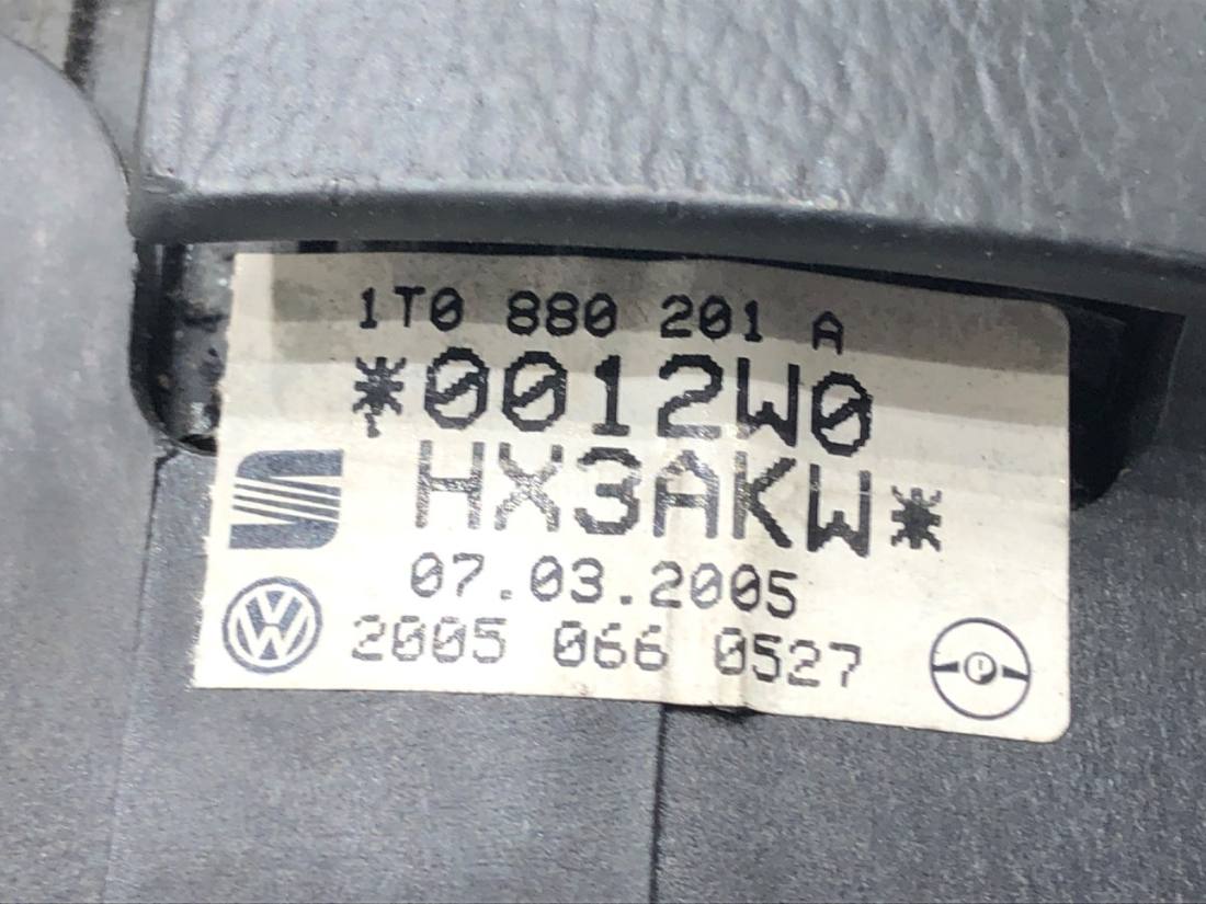 Подушка безпеки Airbag Volkswagen Touran 1T0880201A — фото деталі 4