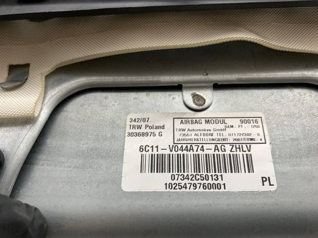 Подушка безпеки Airbag Ford Transit 6C11-V044A74–AG — фото деталі 5