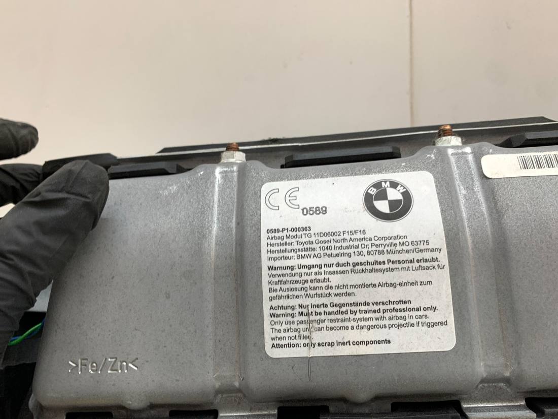 Подушка безопасности Airbag BMW X5 F15 9311683 — фото детали 4