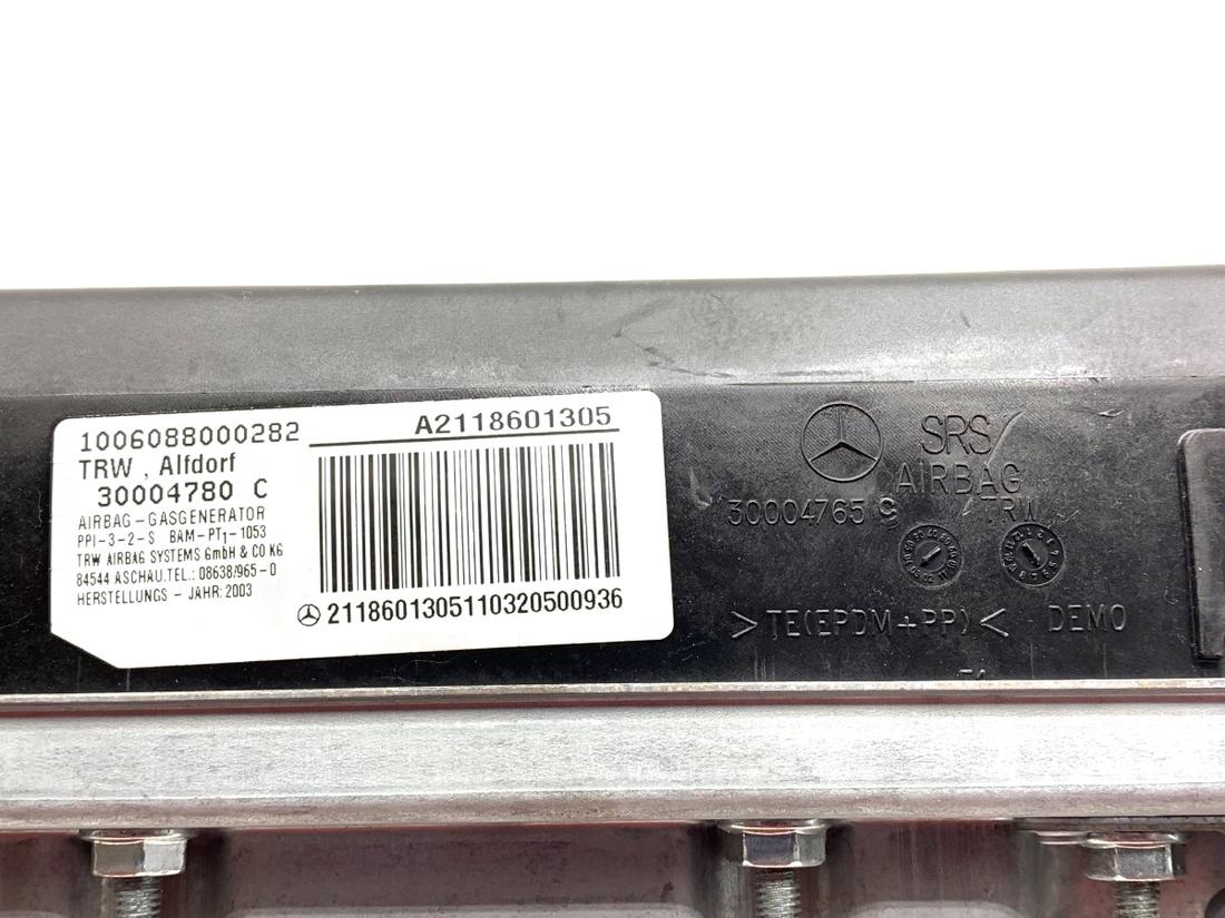 Подушка безопасности Airbag Mercedes E W211 A2118601305 — фото детали 5