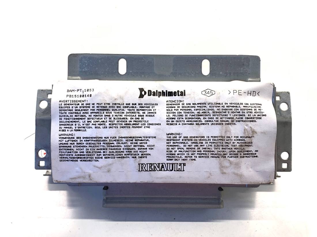 Подушка безпеки Airbag Renault Clio