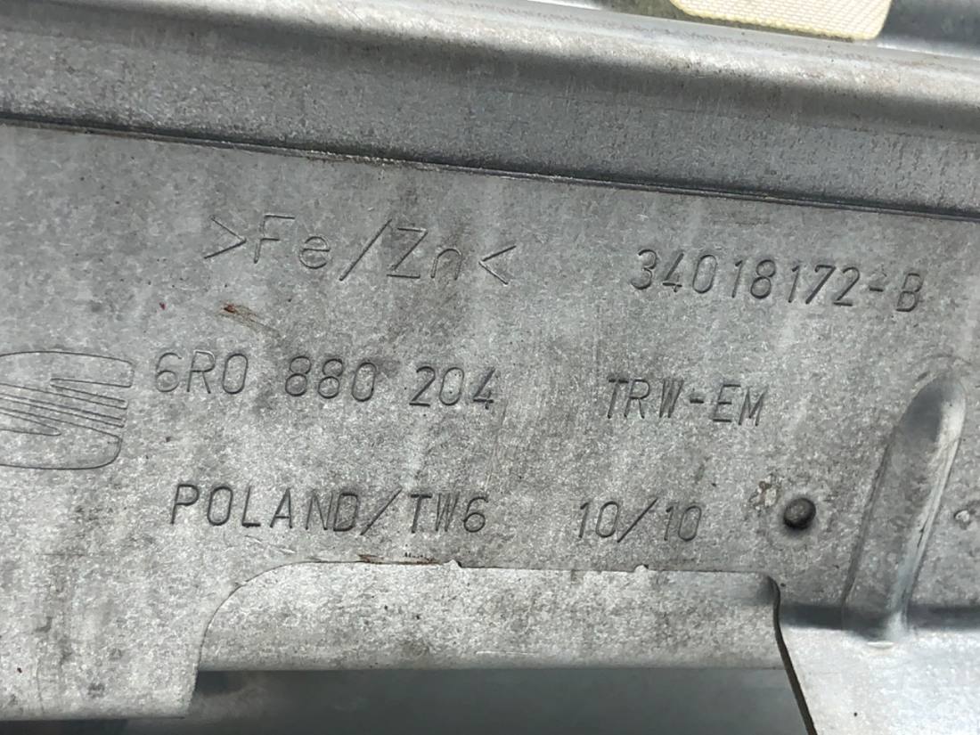Подушка безопасности Airbag Volkswagen Polo 6R0880204 — фото детали 6