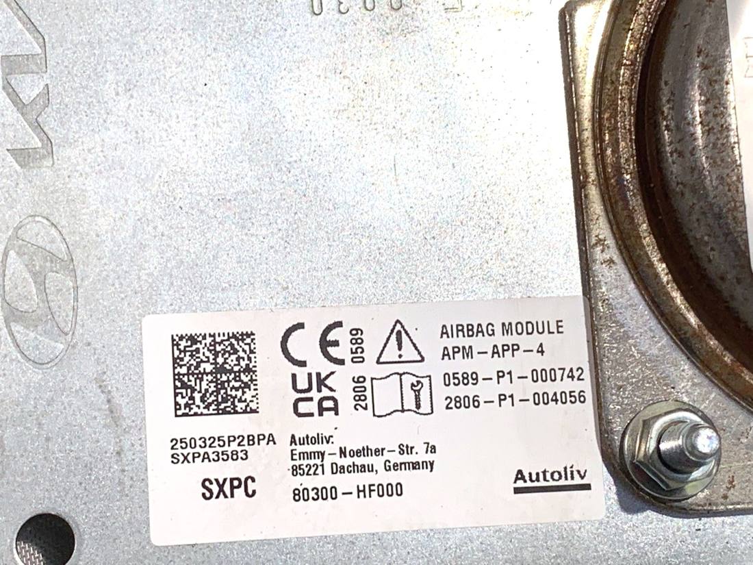 Подушка безопасности Airbag Hyundai Kona 80300-HF000 — фото детали 5