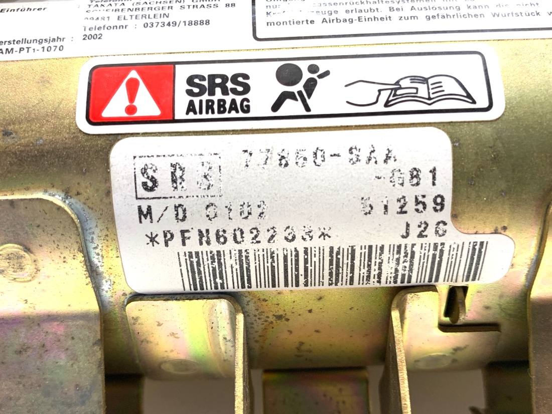 Подушка безопасности Airbag Honda Jazz — фото детали 6