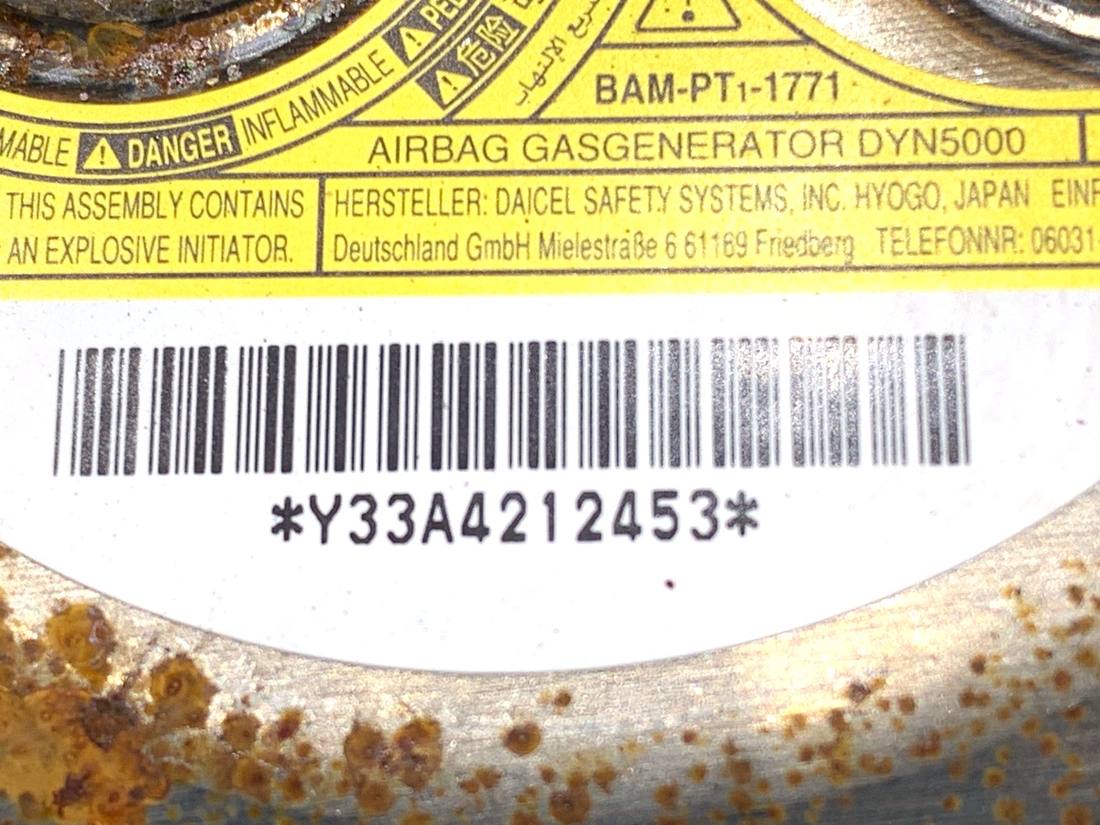 Подушка безпеки Airbag Subaru WRX — фото деталі 4