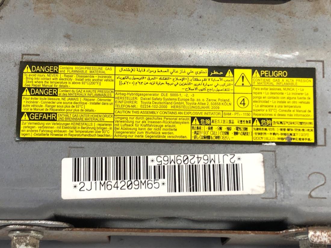 Подушка безпеки Airbag Toyota Avensis T27 — фото деталі 4