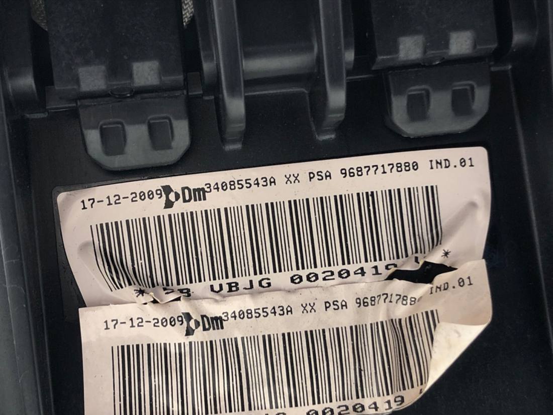 Подушка безпеки Airbag Citroen C5 9687717880 — фото деталі 4
